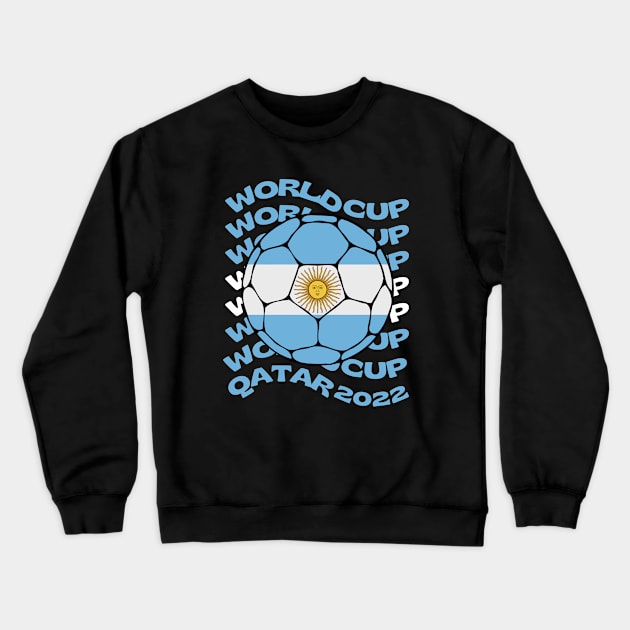 Argentina Mundial Crewneck Sweatshirt by footballomatic